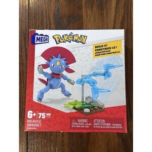 MEGA Construx Pokémon Weavile Dimoret 75 Piece Power Pack‎ Set (HTJ02) 2023 New